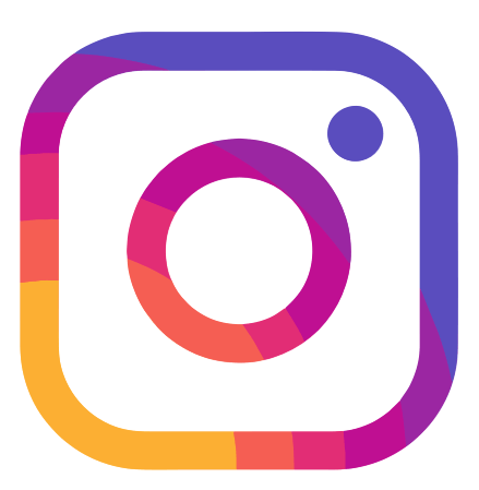 Retro Flower Instagram logo